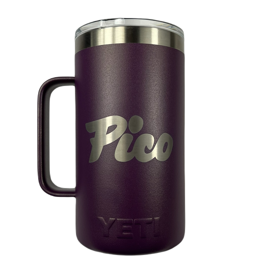 Pico Logo Yeti Rambler 24oz Mug Pico-Nordic Purp-Killington Sports