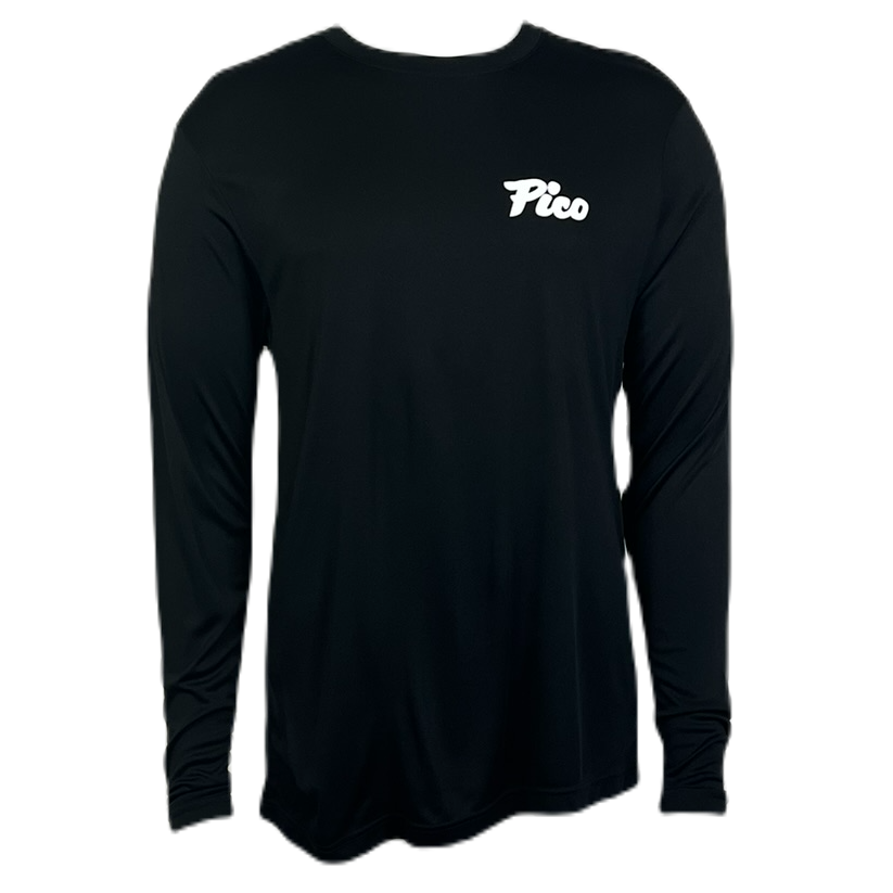 Pico Long Sleeve Tech Tee-Black-Killington Sports