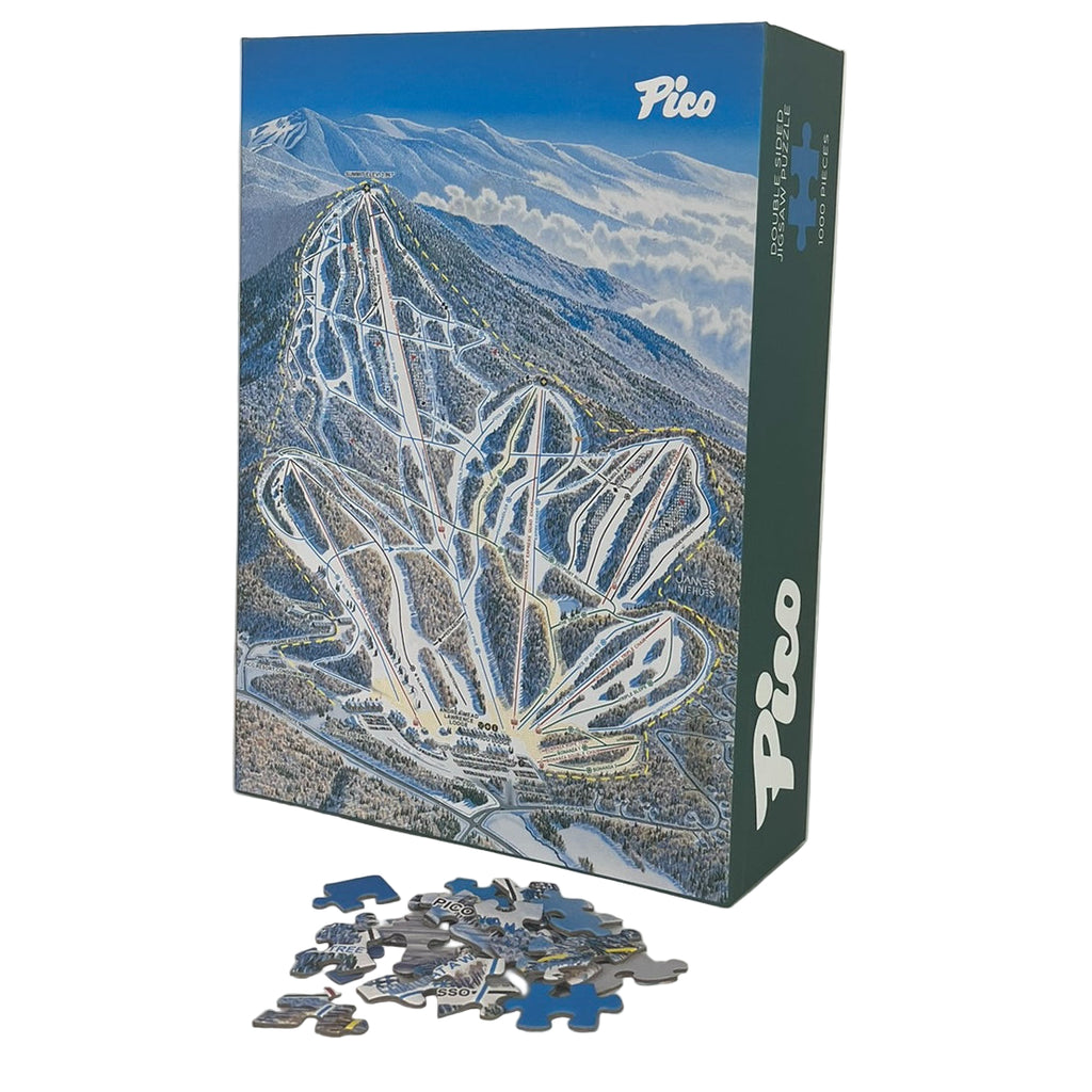 Pico Trail Map Double Sided 1,000 Piece Puzzle-Killington Sports