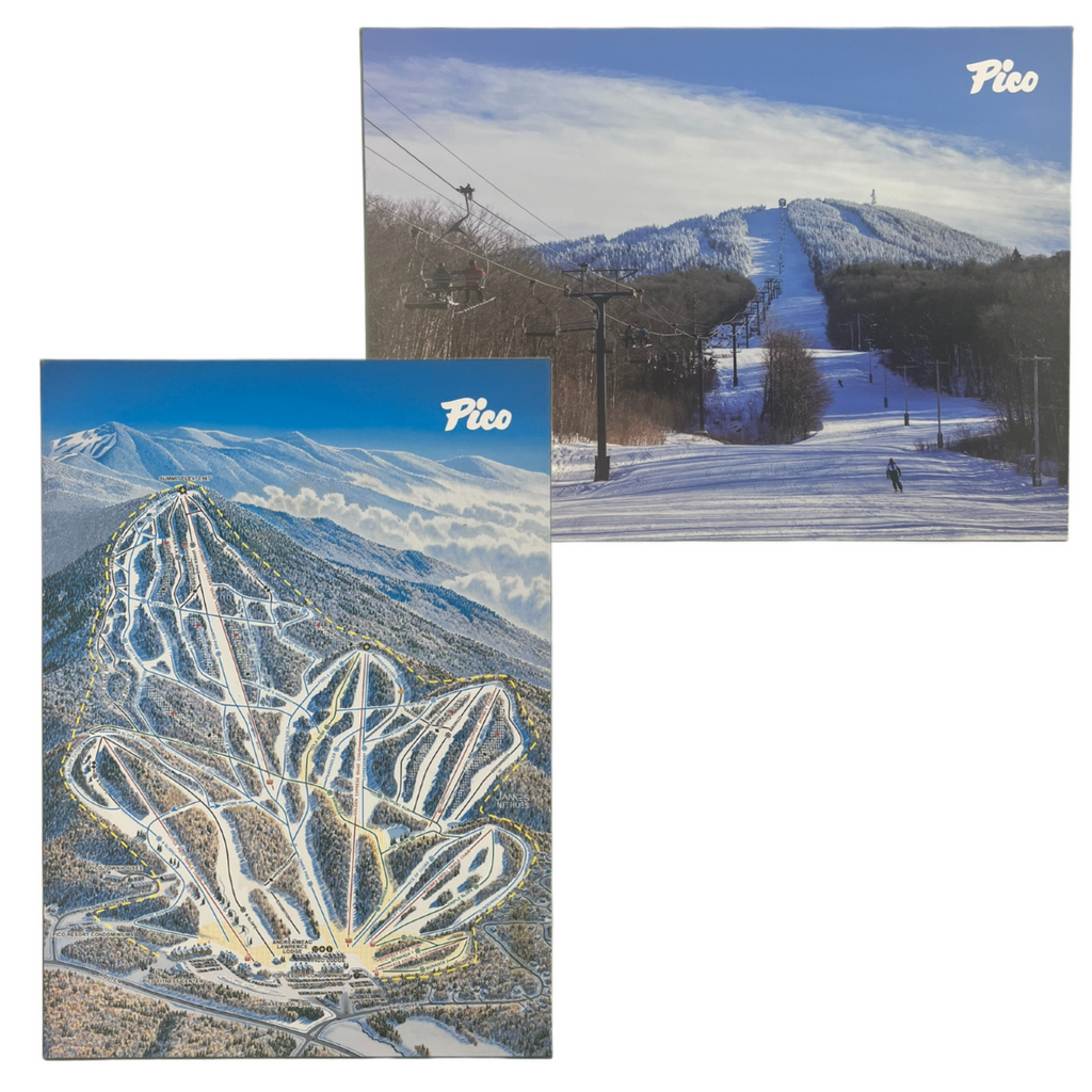 Pico Trail Map Double Sided 1,000 Piece Puzzle-Killington Sports