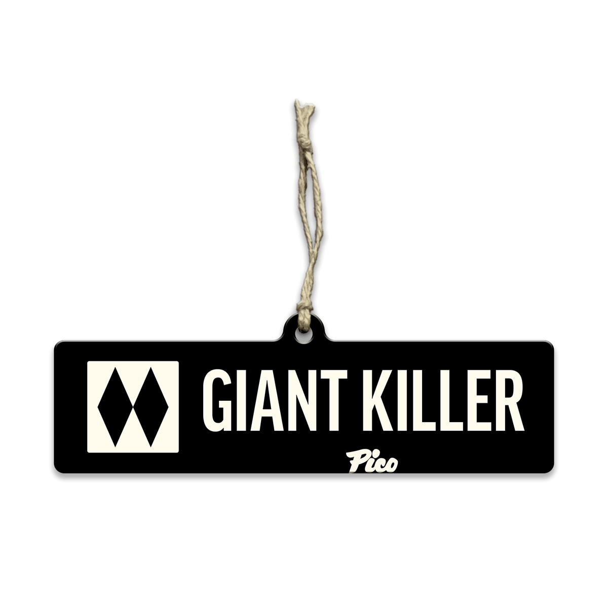 Pico Trail Sign Wood Ornament-Giant Killer-Killington Sports