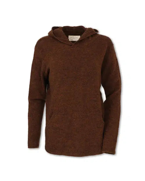 Purnell Women's Wool Blend Sweater Hoodie-Sienna-Killington Sports