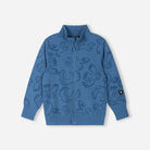 Reima Kids' Mahin Merino Wool Sweater-Blue Ocean-Killington Sports