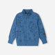 Reima Kids' Mahin Merino Wool Sweater-Blue Ocean-Killington Sports
