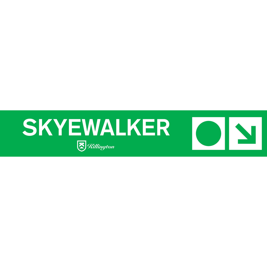 Skyewalker Trail Sign-Killington Sports