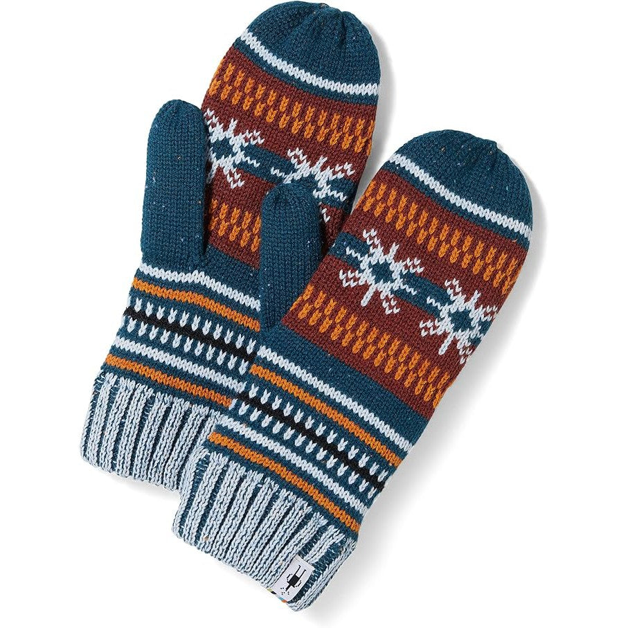 Smartwool Chair Lift Mitten-Twilight Blue Donegal-Killington Sports