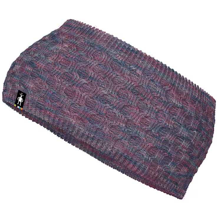 Smartwool Fleece Lined Headband-Chalk Violet Heather-Killington Sports