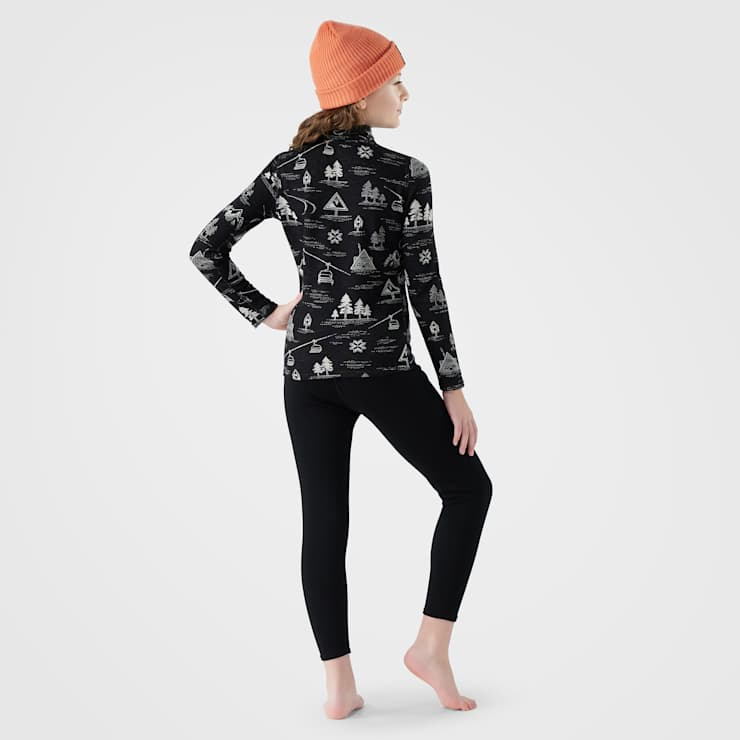 Smartwool Kids' Classic Thermal Merino Base Layer 1/4 Zip-Killington Sports