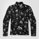 Smartwool Kids' Classic Thermal Merino Base Layer 1/4 Zip-Black Ski Day-Killington Sports