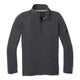 Smartwool Kids' Classic Thermal Merino Base Layer 1/4 Zip-Charcoal Heather-Killington Sports