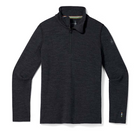 Smartwool Kids' Classic Thermal Merino Base Layer 1/4 Zip-Charcoal Heather-Killington Sports
