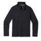 Smartwool Kids' Classic Thermal Merino Base Layer 1/4 Zip-Charcoal Heather-Killington Sports