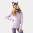 Smartwool Kids' Classic Thermal Merino Base Layer 1/4 Zip-Lavender Sky Heather-Killington Sports