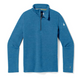 Smartwool Kids' Classic Thermal Merino Base Layer 1/4 Zip-Nival Blue Heather-Killington Sports