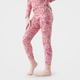 Smartwool Kids' Classic Thermal Merino Base Layer Bottom-Festive Fuchsia Floral-Killington Sports