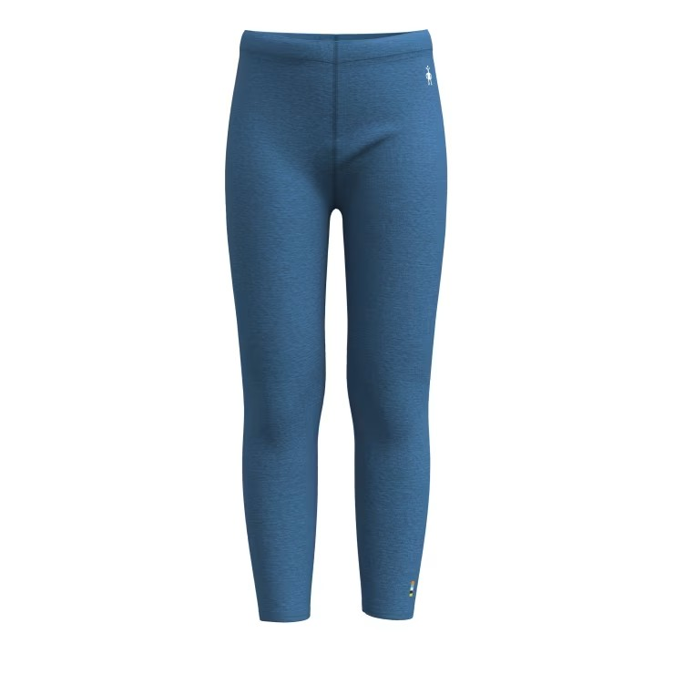 Smartwool Kids' Classic Thermal Merino Base Layer Bottom-Nival Blue Heather-Killington Sports