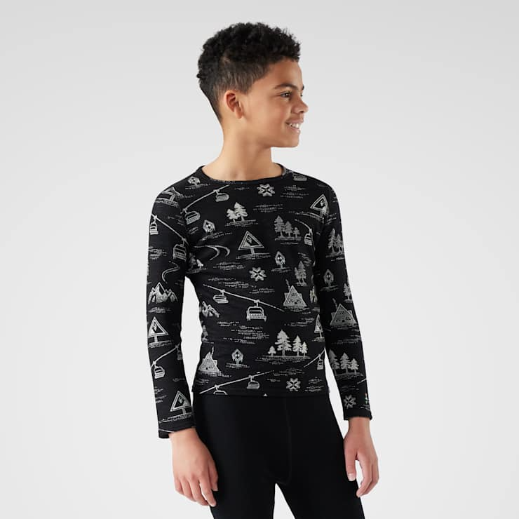 Smartwool Kids' Classic Thermal Merino Base Layer Crew-Killington Sports