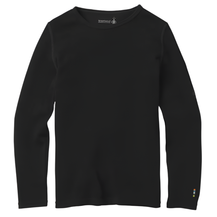 Smartwool Kids' Classic Thermal Merino Base Layer Crew-Black-Killington Sports