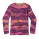 Smartwool Kids' Classic Thermal Merino Base Layer Crew-Purple Iris Mtn Scape-Killington Sports