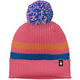 Smartwool Kids' Stripe Pom Beanie-Guava Pink-Killington Sports