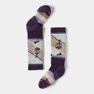 Smartwool Kids' Wintersport Full Cushion Gondola Games OTC Socks-Purple Iris-Killington Sports