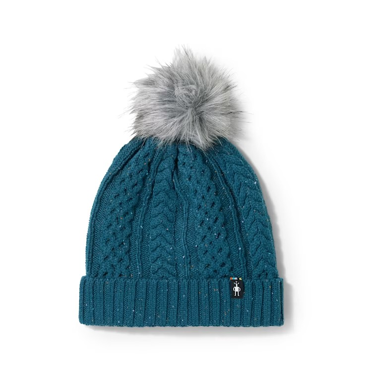 Smartwool Lodge Girl Beanie-Twilight Blue Donegal-Killington Sports
