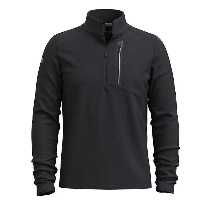 Smartwool Men’s Active Fleece 1/2 Zip-Black-Killington Sports