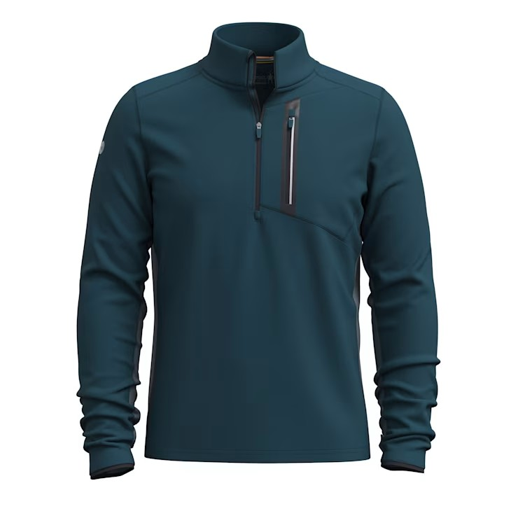 Smartwool Men’s Active Fleece 1/2 Zip-Twilight Blue-Killington Sports