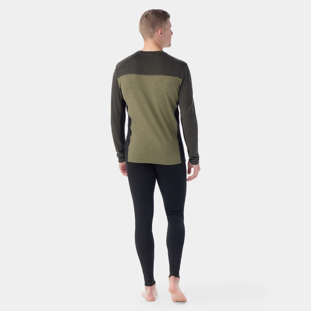 Smartwool Men's Classic Thermal Merino Base Layer Colorblock Crew-Killington Sports