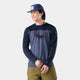 Smartwool Men's Classic Thermal Merino Base Layer Colorblock Crew-Deep Navy/Nightfall-Killington Sports
