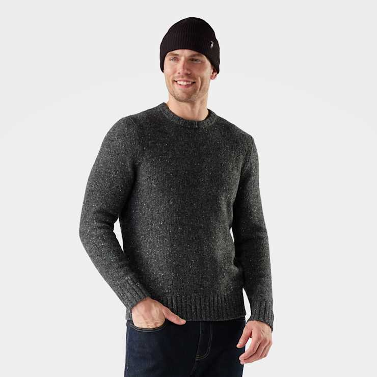 Smartwool Men’s Heavy Crew Sweater-Charcoal Heather-Killington Sports