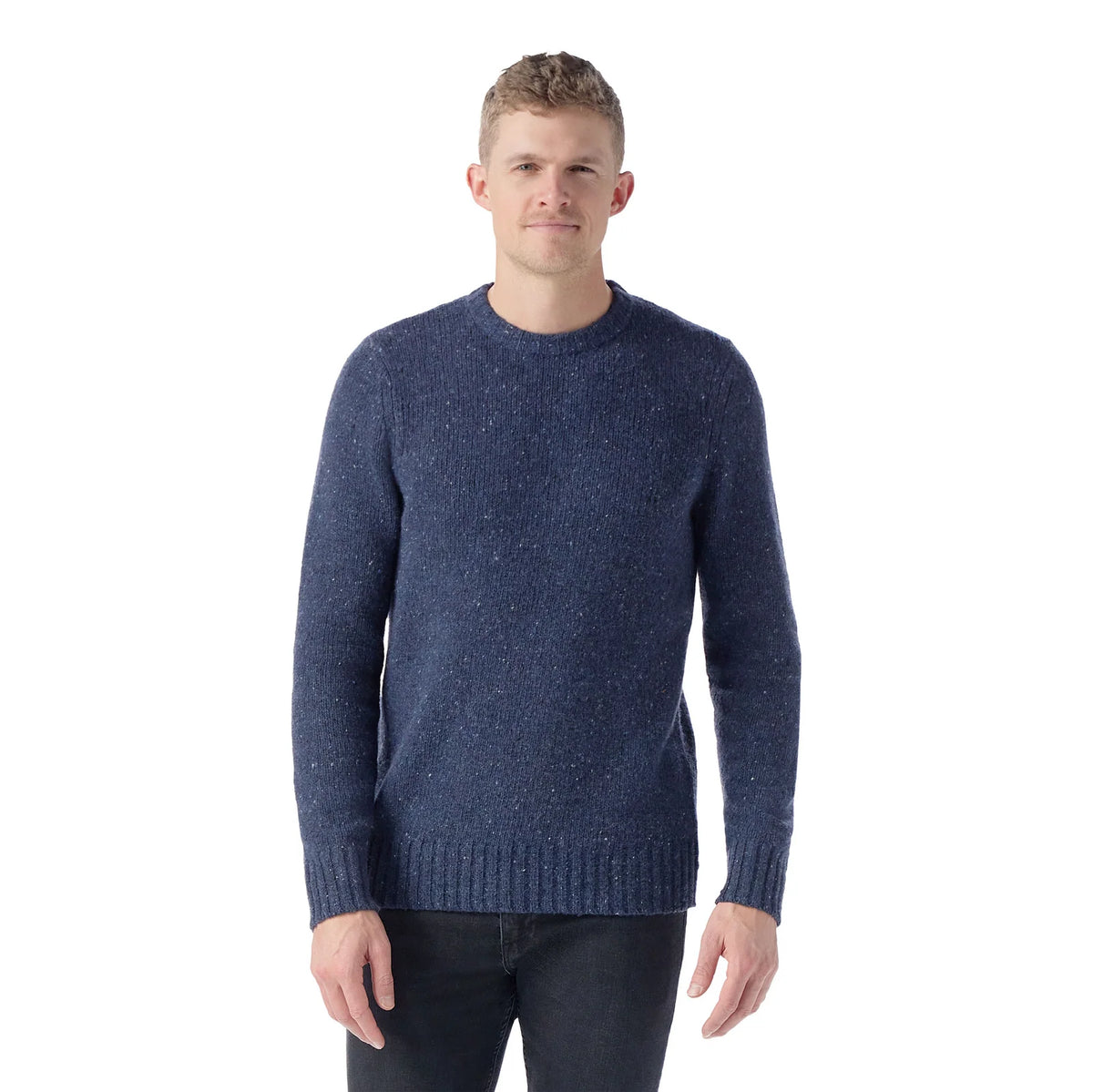 Smartwool Men's Heavy Crew Sweater-Deep Navy Heather-Killington Sports