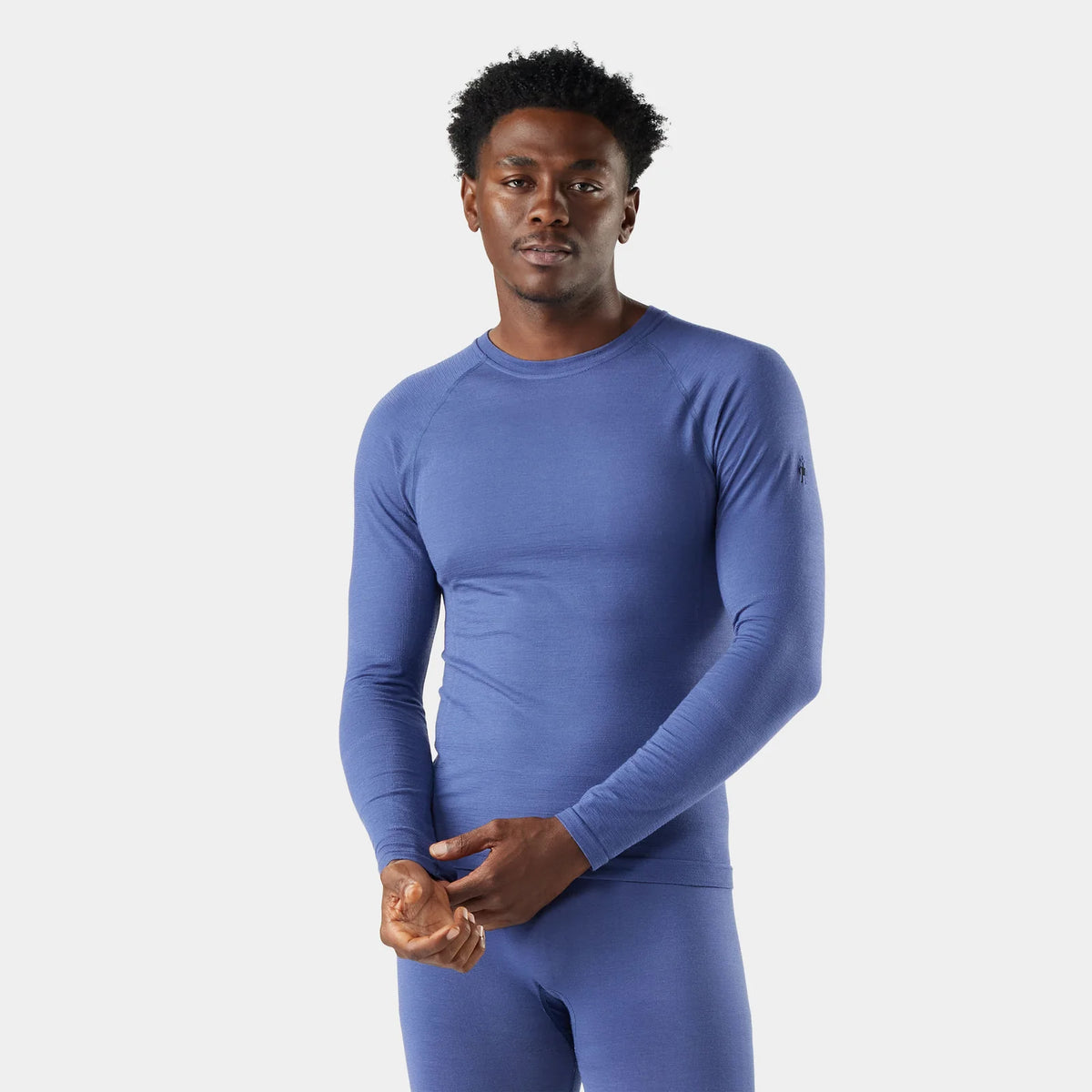 Smartwool Men's Intraknit™ All-Season Merino Base Layer Crew-Nightfall Blue-Killington Sports