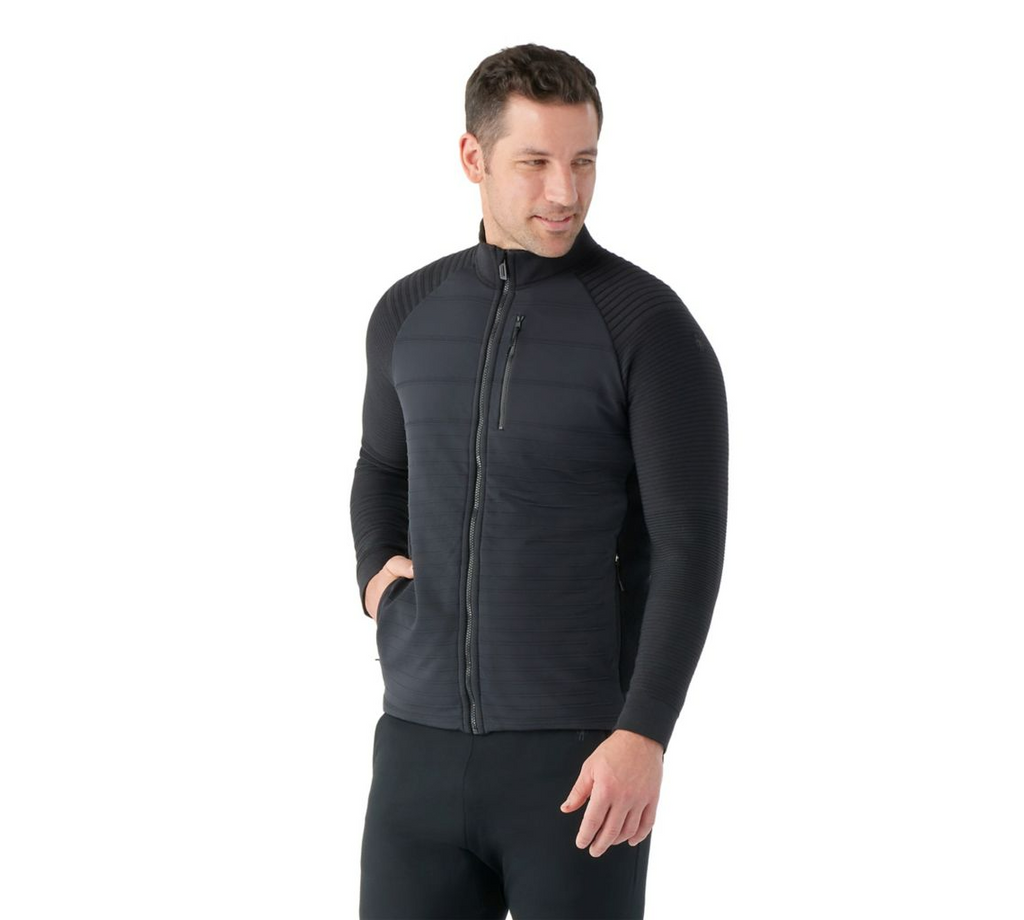 Smartwool Men's Intraknit Merino Insulated Jacket-Black-Killington Sports