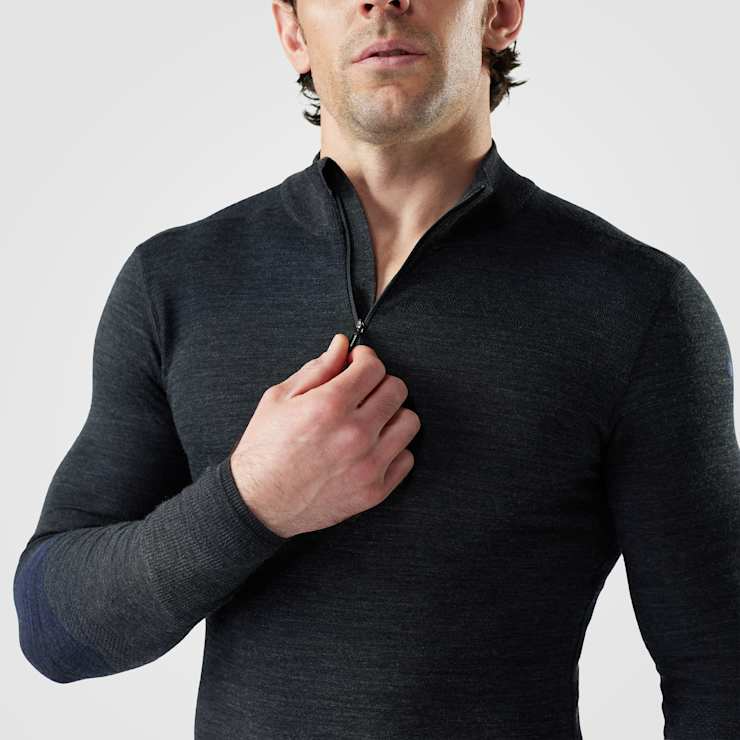 Smartwool Men's Intraknit Thermal Merino Base Layer 1/4 Zip-Killington Sports