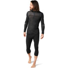 Smartwool Men's Intraknit Thermal Merino Base Layer 1/4 Zip-Black/White-Killington Sports