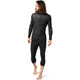 Smartwool Men's Intraknit Thermal Merino Base Layer 1/4 Zip-Black/White-Killington Sports