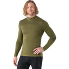 Smartwool Men's Intraknit Thermal Merino Base Layer 1/4 Zip-Winter Moss-Killington Sports