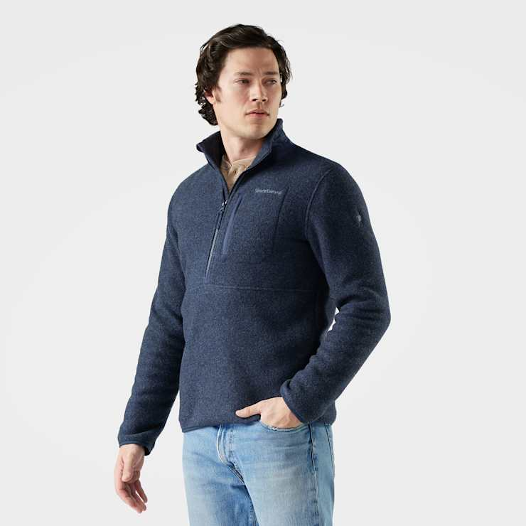 Smartwool Men's Second Cut™ Fleece 1/2 Zip-Deep Navy-Killington Sports