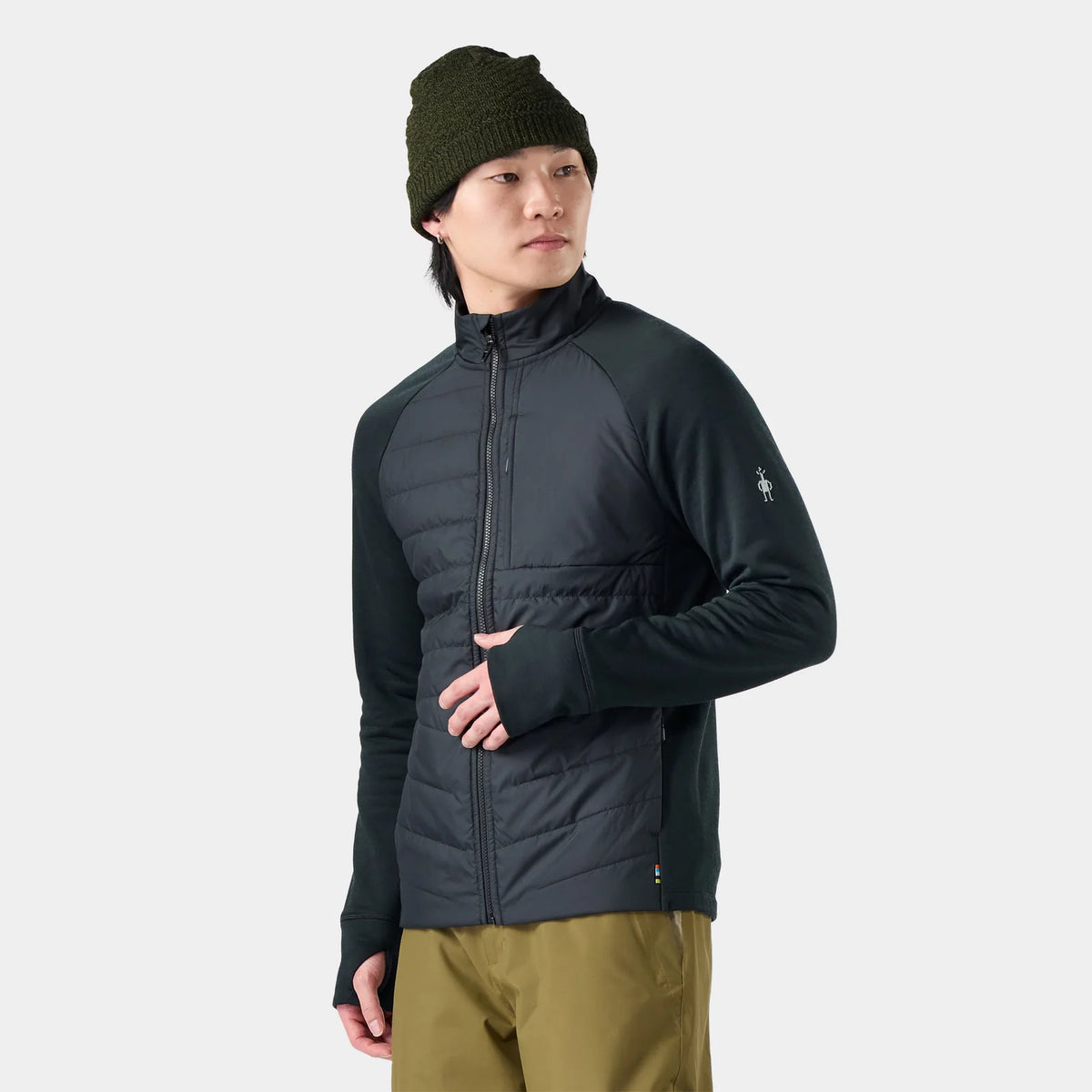 Smartwool Men's Smartloft Hybrid Jacket-Black-Killington Sports