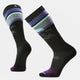 Smartwool Men's Snowboard Targeted Cushion Mountain Sunrise OTC Socks-Black-Killington Sports