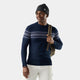 Smartwool Men's Sparwood Stripe Crew Sweater-Deep Navy-Killington Sports