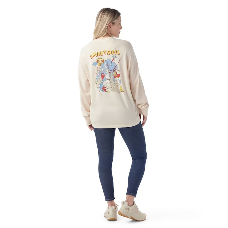 Smartwool Ski Circus Graphic Long Sleeve Tee-Killington Sports