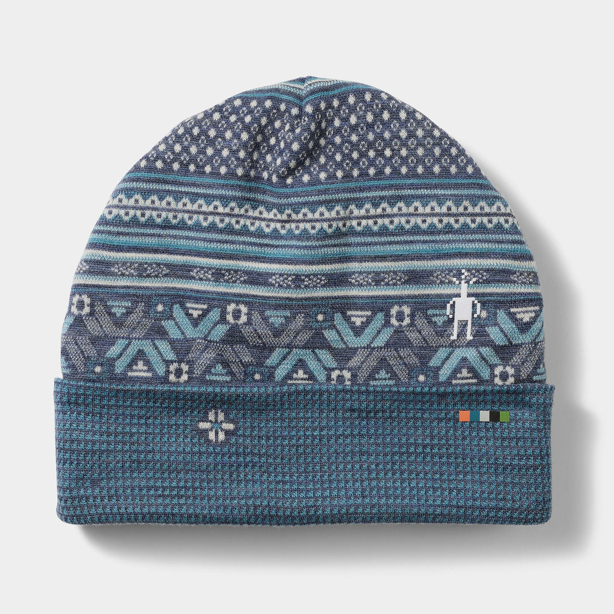 Smartwool Thermal Merino Reversible Cuffed Beanie-Nightfall Fair Isle Fun-Killington Sports