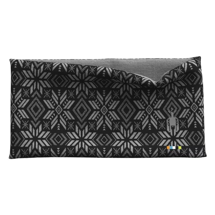 Smartwool Thermal Merino Reversible Headband-Black Digi Snow-Killington Sports