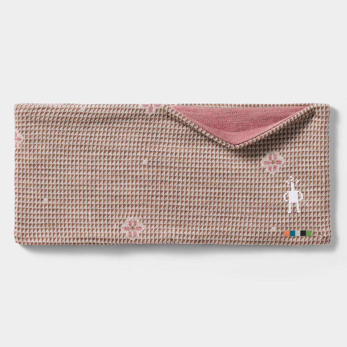 Smartwool Thermal Merino Reversible Headband-Mocha Mini Meadow-Killington Sports