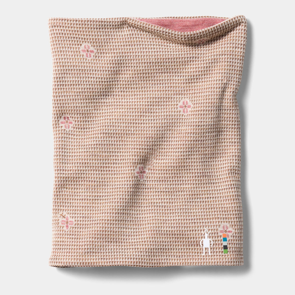 Smartwool Thermal Merino Reversible Neck Gaiter-Almond Mini Meadow-Killington Sports