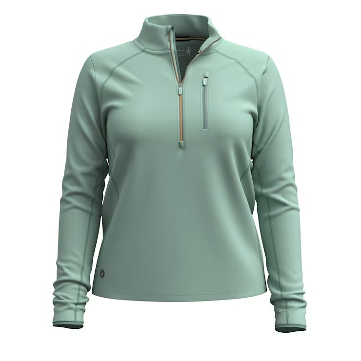 Smartwool Women's Active Fleece 1/2 Zip-Arctic Green-Killington Sports