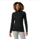 Smartwool Women's Classic All-Season Merino Base Layer 1/4 Zip-Black-Killington Sports