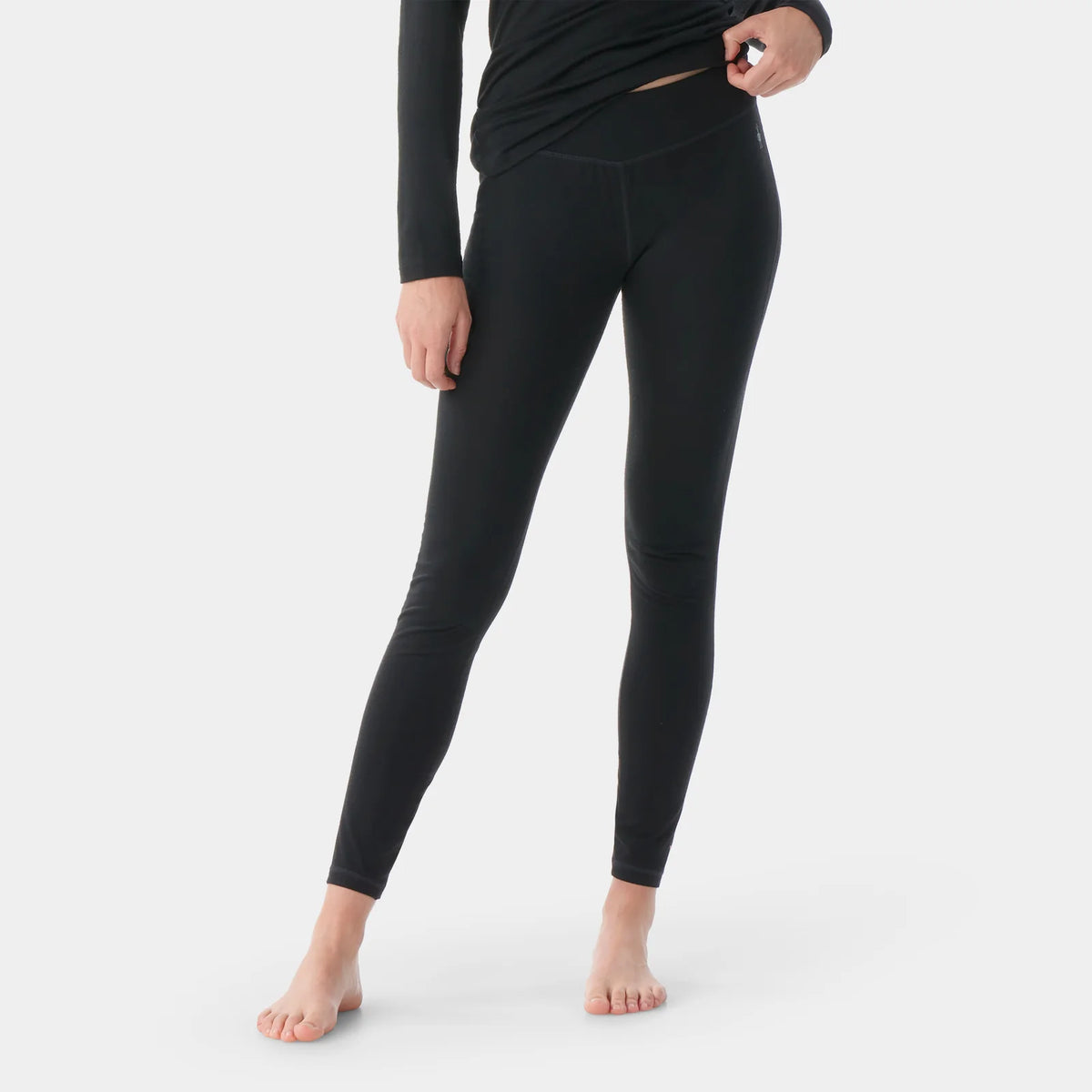 Smartwool Women's Classic All-Season Merino Base Layer Bottom-Black-Killington Sports